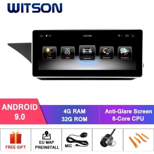WITSON Android 9.0 10.25'' CAR GPS RADIO for BENZ E-class W212 sedan E180 E200 E260 E300 E320 E350 E400 E500 E550 E63AMG NTG4.5