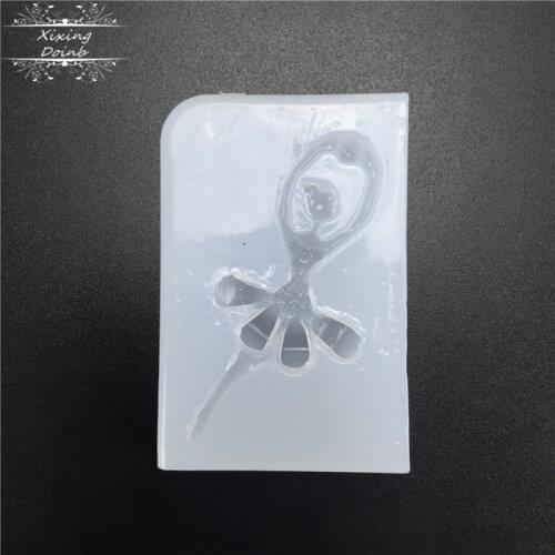 Ballet girl shape silicone soft candy mold cake decoration tools handcraft jewelry decoration tools aromatherapy resin mold
