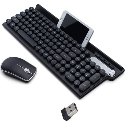 Wireless Keyboard and Mouse Combo-Keyboard and Mouse Included,2.4GHz Dropout-Free Connection,Long Battery Life