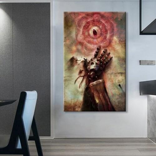 Supplies Large Decoration Wall Art FULLMETAL ALCHEMIST Poster Popular Classic Japan Anime Home Decor Print Canvas Oil Painting