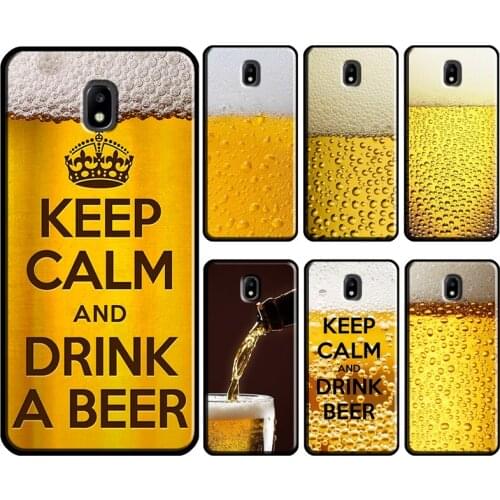 Keep calm drink bear wine Pattern For Samsung Galaxy J1 J3 J4 J5 J6 J7 2016 2017 A3 A5 A6 A8 A9 J2 Core J8 2018 Phone Case