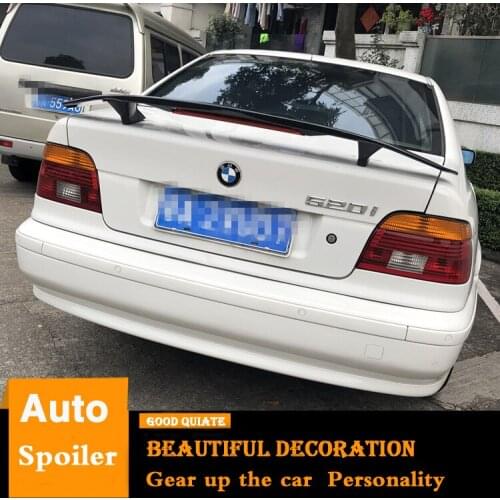 For BMW E46 E39 520i 528i 535i 528 Spoiler High Quality ABS Material Car Rear Wing Primer Trunk Rear Spoiler Sport 2003-2011