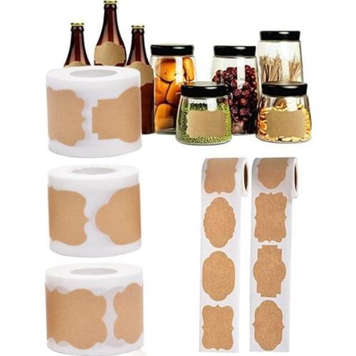150PCs/Roll Waterproof Self-adhesive Labels Stickers Kitchen Spice Label Jam Jar Bottle Tags Gifts Box Package Label