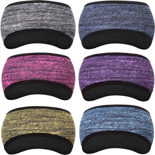 Fleece Earmuffs Warm Headband Hiking Skiing Fishing Running Windproof Hair Band Ear Warmer Headband men women Outdoor Sports