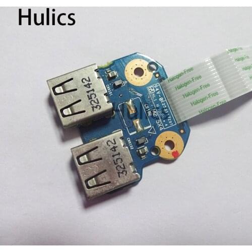 Hulics Original FOR HP 255 2000 2000-2A 2000-2A10N Dual USB Port Jack Board w Cable 6050A2493701 689687-001