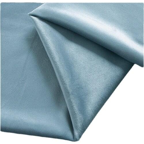 Width 61''Thickened Solid Color Soft Comfortable Simple Velvet Fabric By The Half Yard For Sofa Pillow Curtain Clothing Material