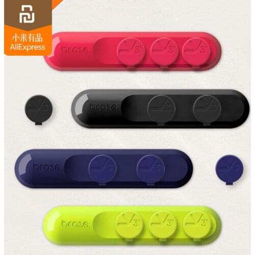 4 colors original xiaomi mijia TUP data line storage device Three-way clamp line magnetic adsorption design data storage line