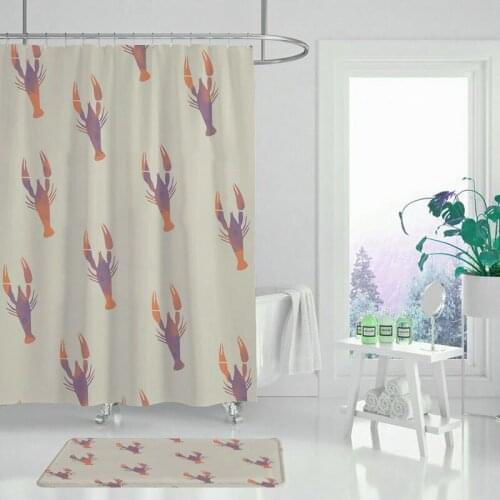 Waterproof shower curtain, green scene, bathroom curtain, high-quality bathroom purely for the bathroom of home decorations or c