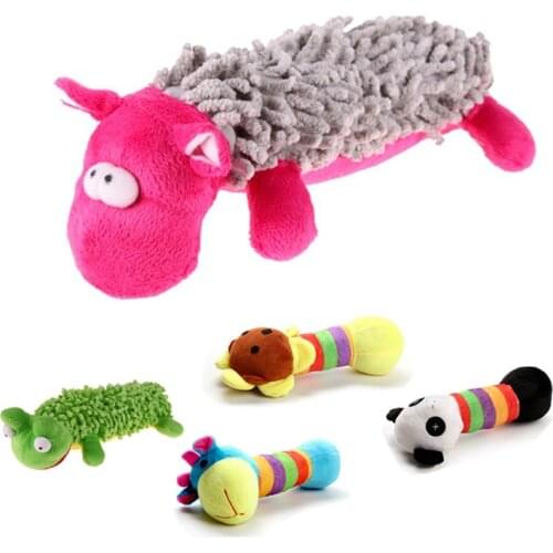 Funny Pet Cat Dog Squeaky Plush Toy Dog Puppy Squeak Sound Tooth Chew Toy Interactive Play Game for Small Large Dogs Pet Product