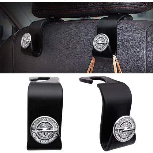 Car Seat Back diamond Hook Car Accessories Interior Portable Hanger Holder Storage For Opel Corsa Insignia Astra Antara Meriva