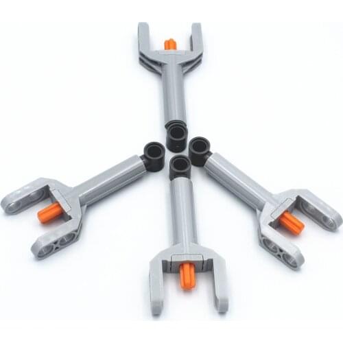 MOC Building Blocks Technical Parts 4pcs Technical Linear Actuator 7-9 M compatible with lego for Kids Boys Toy 92693