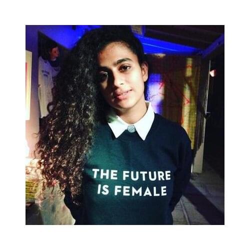 The future is female fashion women sweatshirt high quality jumper tumblr black pullovers women rights casual tops instagram tops