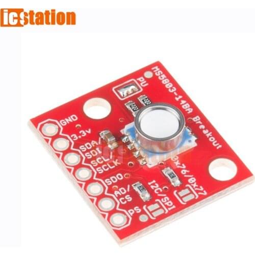 1pcs GY-MS5803-14BA Fluid Liquid Gas Pressure Sensor Breakout Module high precision for Arduino