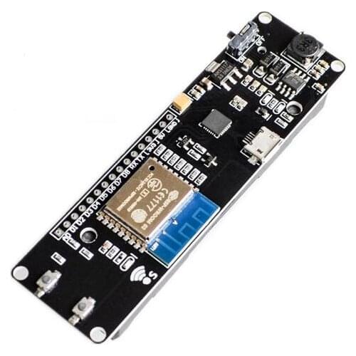 For WeMos D1 ESP-Wroom-02 Mother Board ESP8266 Mini WiFi Nodemcu Module 18650 Charging Battery Development Board Nodemcu PWM I2C
