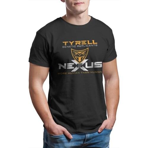 TYRELL NEXUS 6 T Shirt White Blade Runner Rick Deckard Sci-fi Movies Printed Tshirt Summer Large TShirts 2020