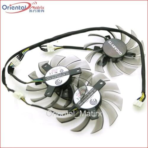 Free Shipping PLD08010S12HH DC12V 0.35A VGA Fan For Gigabyte GTX780 GTX770 GV-N780OC GV-N770OC-4GB Graphics Card Cooler Fan
