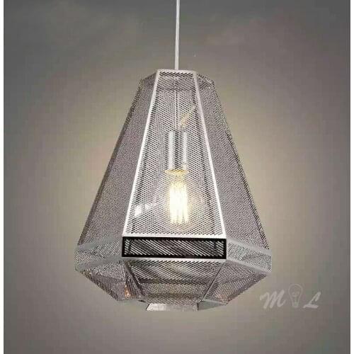Industrial Loft Pendant Light Retro Stainless Steel Hanging Lamps Restaurant Dining Room Suspension Luminaire Room Light Pendant