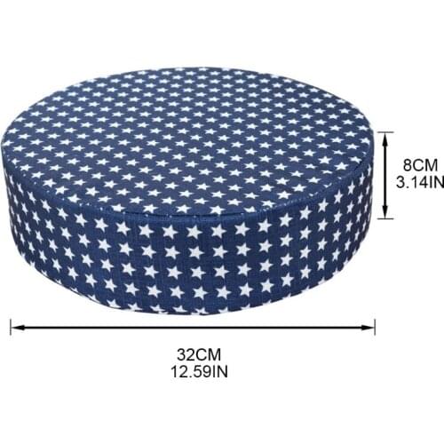T5EC Anti-Slip Child Highchair Seat Booster Toddler Feeding Round Seat Cushion Heightening Dismountable Chair Increased Pad