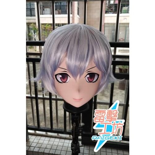 RAIGEKI MAKS 05) Resin 3/4 Head Female/Girl Kigurumi Anime Cosplay Masks Crossdress Japan Role Lolita Crossdresser DOLL BJD Cos
