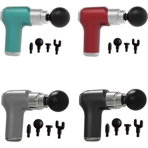 Handheld Massage Gun Quiet Deep Tissue Massager 48 Speeds 2000mAh Percussion Massage Device Tools for Muscle Pain Relief Office