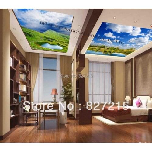 S-3611 & S-3162/Print Ceiling tiles /PVC Stretched Ceiling Film/Home or Ceiling Decoration/Function as Ceiling Panel