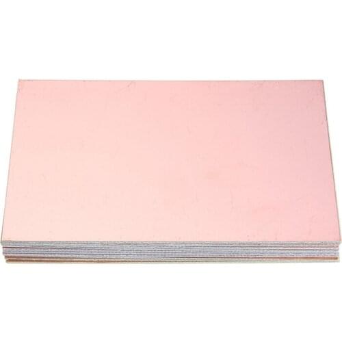 10Pcs 10X15cm Double-Sided PCB Copper Clad Laminate FR4 Fiberglass Board