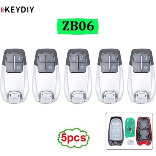 KEYDIY Universal Smart Key ZB06 ZB06-4 for KD-X2 Car Key Remote Replacement Fit More than 2000 Models