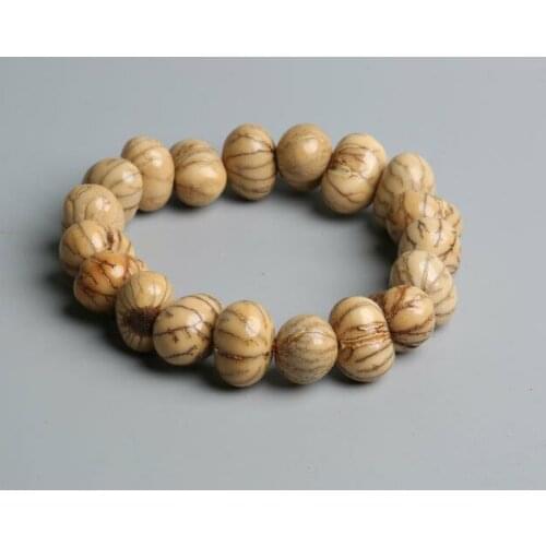 Gold-line Bodhi Seeds Original Beads Tibetan Buddhism Bracelet