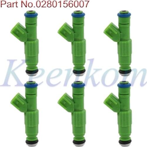 0280156007 Fuel Injector Set for Chrysler Town & Country Voyager Dodge Grand Caravan 3.3L 2001-2003 Set of 6
