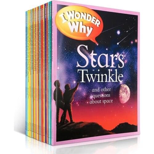 20 Books/Set I Wonder Why English Reading Books Childrens Encyclopedia Books
