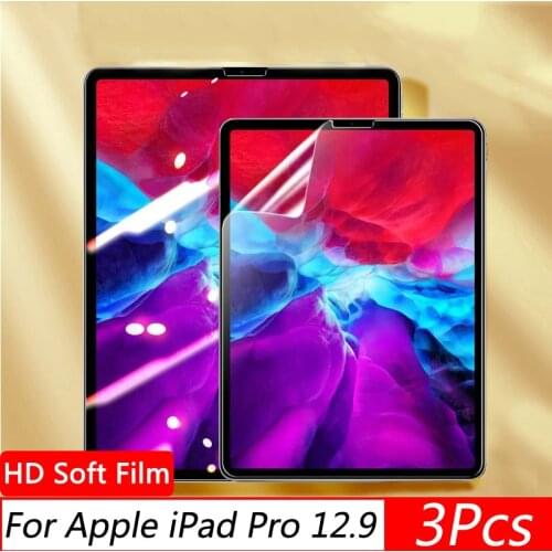 3Pcs/lot HD Soft PET Film Like Paper Painting Write Film Screen Protector For iPad Pro 12.9 2021 2018 2020 2019 for Pro12.9 2017