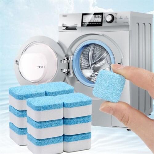 5 Pcs Washing Machine Cleaner Tablets Washer Cleaning Descaling Detergent Effervescent Tablet Cleaning Products Sales