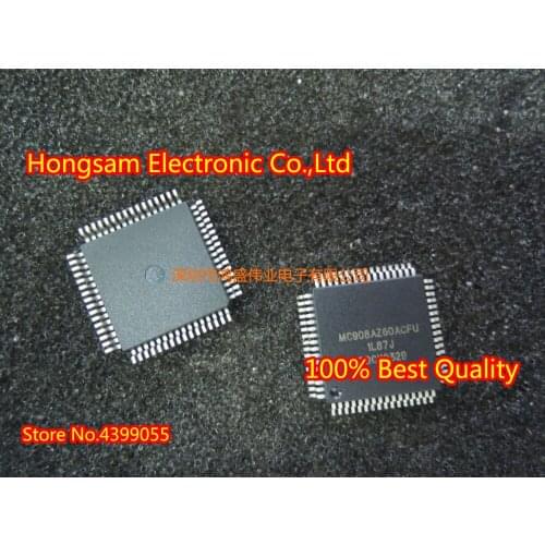 5PCS) High Quality MC68HC908AZ60ACFU MC68HC908AZ60ACFUE QFP-64