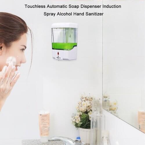 700ml Automatic Liquid Soap Dispenser Sensor Hand Washing Wall Mounted Container for Household Bathroom Ornaments