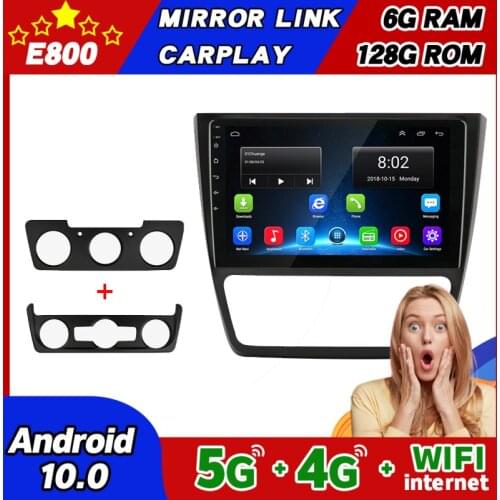 NEW 6GB Ram 128GB Rom 9 Inch 2Din Car Radio Android 10.0 Multimedia Autoradio Bluetooth Stereo For Skoda Yeti 5L Navigation