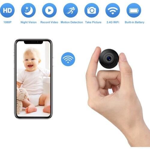 P1 Wireless Secret Camera Surveillance Camera Chargeable Motion Detect Real-Time Video Remote Viewing WiFi Surveillance Camera