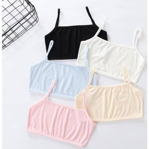 3Pcs Bra For Kids Cotton Training Bra Teens Underwear For Teenagers Girls Lingerie Teenage Girl Underwear Teen Bras 7-14 Y