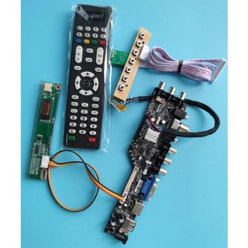 For LTM220M2-L01 1680X1050 LCD Controller lamps Board TV VGA USB AV RF panel1driver 30pin DVB-T2 HDMI DVB-T DVB-C