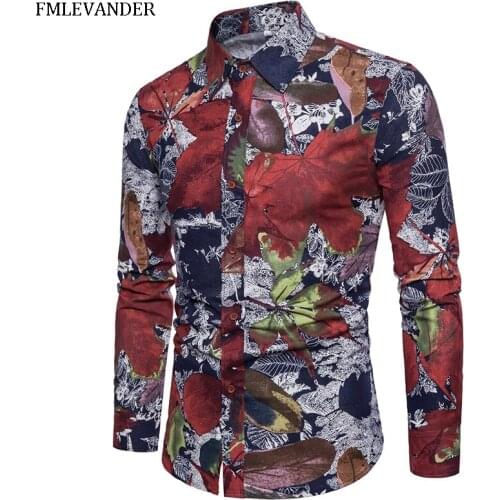 FMLEVANDER Men's Cotton Shirts