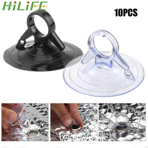 HILIFE 10 PCS PVC Material Strong pull ring dovetail suction cup Automotive Interior 45mm Diameter Car Sunshade Suction Cup