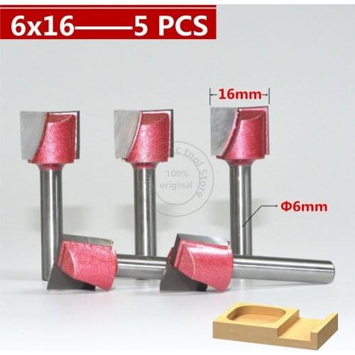 6mm*16mm,CNC Tungsten steel Cleaning bottom bit,CNC machine tool,PVC,MDF,Acrylic,Carbide end mill,woodworking insert router bit
