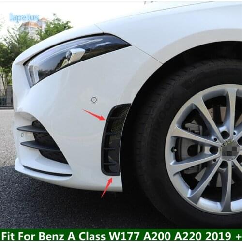 Front Bumper Body Air AC Inlet Vent Blade Protection Panel Cover Trim For Mercedes Benz A Class W177 A200 A220 2019 - 2021