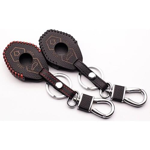 Car leather key case key cover for BMW E38 E39 E46 E53 E60 E63 61/64 E83 E85 /86 car keys accessories protect shell Key cases