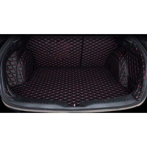 Leather Car Trunk Mat Cargo Liner for Mazda Cx-4 2019 2020 Rug Carpet Inteior Accessories