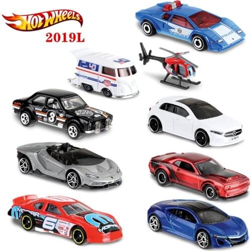 Hot Wheels 1:64 Car 2019 TESLA MAZDA JEEP FORD NISSAN HONDA LAND ROVER WRANGLER Vehicle Metal Diecast Model Kids Toys Gift