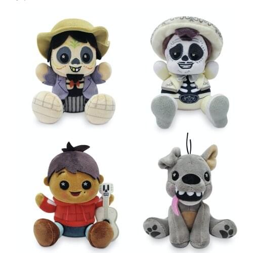 New Mini Mystery Wishables Movie Anime Boy Miguel Hector Dante Dog Plush Kids Stuffed Toys For Children Gifts 12CM
