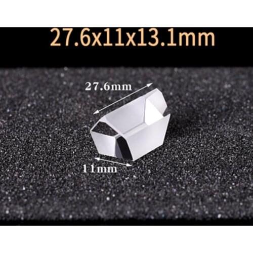 27.6x11x13.1mm Optical Glass Right Angle Roof Prism K9 Light Spectrum Physics Optics