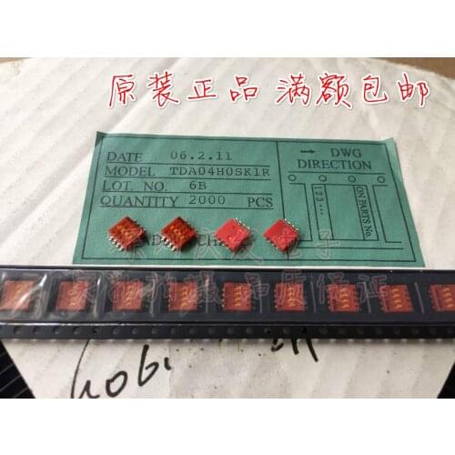 Original new 100% TDA04H0SK1R dial switch 4-bit SMD 1.27MM spacing horizontal dial code toggle