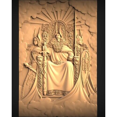 STL Relief Model 3D Model for CNC Router 3D Printer Artcam Aspire Bas Relief STL File Format 3D Carving Home Wall Decoration