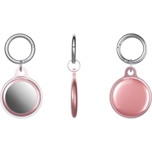 Silicone Protector Cover Keychain For AirTags Shockproof Anti-scratch Anti-fall Protective Case Key Holder Air Tags Shell Sleeve